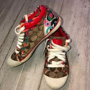 Colorful Zoe Coach Tennis Shoes